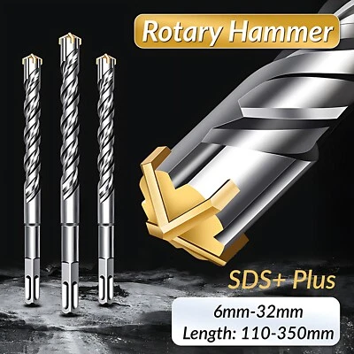 Betonbohrer Steinbohrer Hammerbohrer SDS PLUS MAX Quadro Schlag Bohrer 6 - 32 mm - Bild 1 von 4