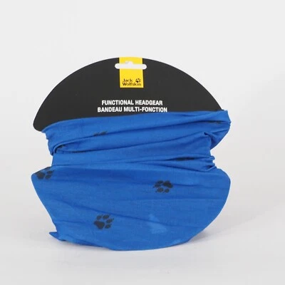Diadema multifuncional Jack Wolfskin Paw azul informal al aire libre para niños - Imagen 1 de 4