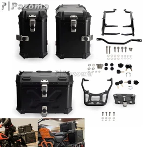 Motorcycle Top Case Side Luggage Case w/Mounting plate For Harley RA1250 RA1250S - Imagen 1 de 12
