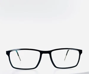 LINDBERG ACETANIUM 1228 100/B7E1 AH06 Black Rectangle Eyeglasses 54-18-135 B:35 - Picture 1 of 12