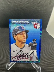 Topps 2023 cromo platino aniversario Ramón Laureano azul brillante/199 - Imagen 1 de 2