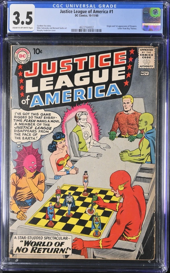 Justice League of America #1 (DC Comics October-November 1960)