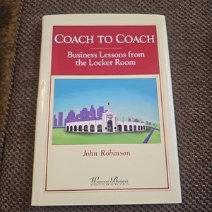 Coach to Coach Geschäftsunterricht aus der Umkleidekabine John Robinson signiert 1996 - Bild 1 von 6