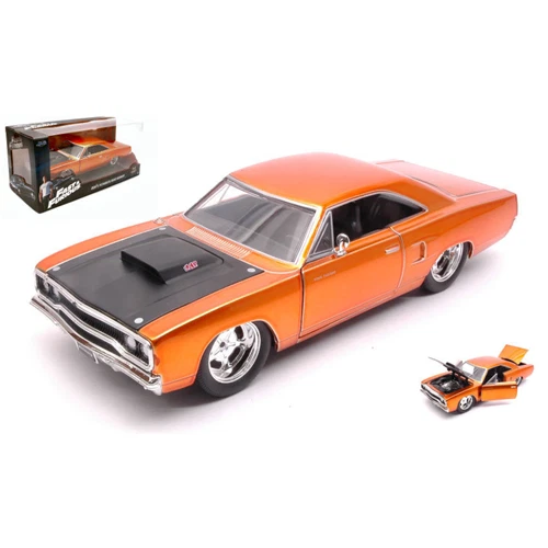 DOM'S PLYMOUTH ROAD RUNNER 1970 FAST & FURIOUS COPPER METALLIC 1:24 Jada Toys Mo - Photo 1/1