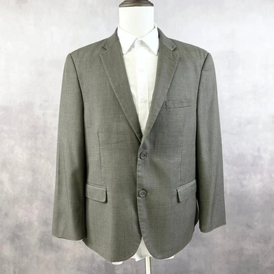 Blazer Caravelli Collezione para Hombres 42S Gris Dos Botones Abrigo Deportivo Heritage Office Foto 1 de 4