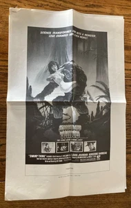 SWAMP THING (1982) RARE & VINTAGE Ad Sheet Wes Craven Adrienne Barbeau Ray Wise - Bild 1 von 3