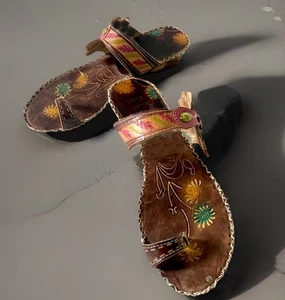 Spring Step L'Artiste Santorini Toe Ring Sandals Size 9.5 - Picture 1 of 10