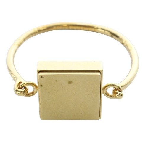 Y0717 Celine Phoebe Bracciale Quadrato Oro Donna Nuovo