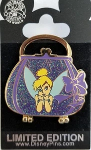 Disney WDW - Spotlight - Cartera Bolso de Mano Personaje - Pin con Bisagras Tinker Bell LE - Imagen 1 de 3