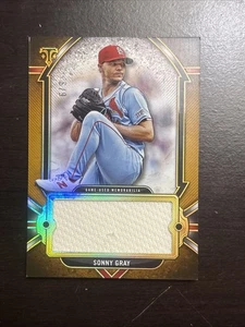 2024 Topps Triple Threads - Single Jumbo Relics Sonny Gray #SJR-SG 6/9 - Picture 1 of 2