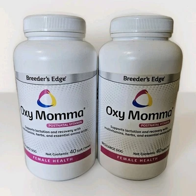 Revival Animal Health Breeder's Edge Oxy Momma Dog & Cat 40ct Lot Of 2 Exp 01/27 - Image 1 of 3