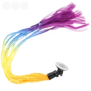 Braided Motorcycle Accessories Halloween Realistic Headgear - Picture 1 of 12