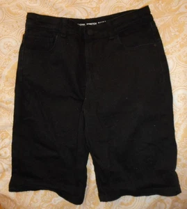SCHWARZE SKINNY STRETCH SHORTS FÜR JUNGEN PASSEND FÜR ALTER 11-12 JAHRE DENIM & CO. 152 CM - Bild 1 von 2