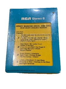 Factory Sealed Henry Mancini Dear Heart/Uniquely Mancini RCA 8 Track Tape NOS - Bild 1 von 4