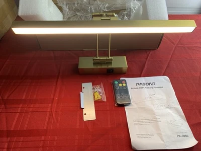 Luces de imagen a batería para iluminación artística recargable de pared para pinturas Foto 1 de 4