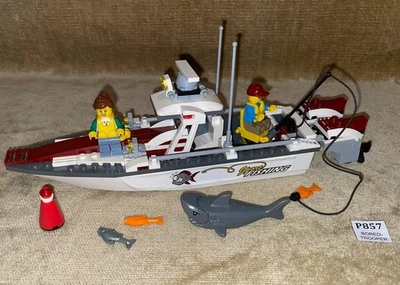 LEGO Sets: Town: City: Harbor: 60147-1 Fishing Boat (2017) 100% SHARK Fisherman - Image 1 of 4