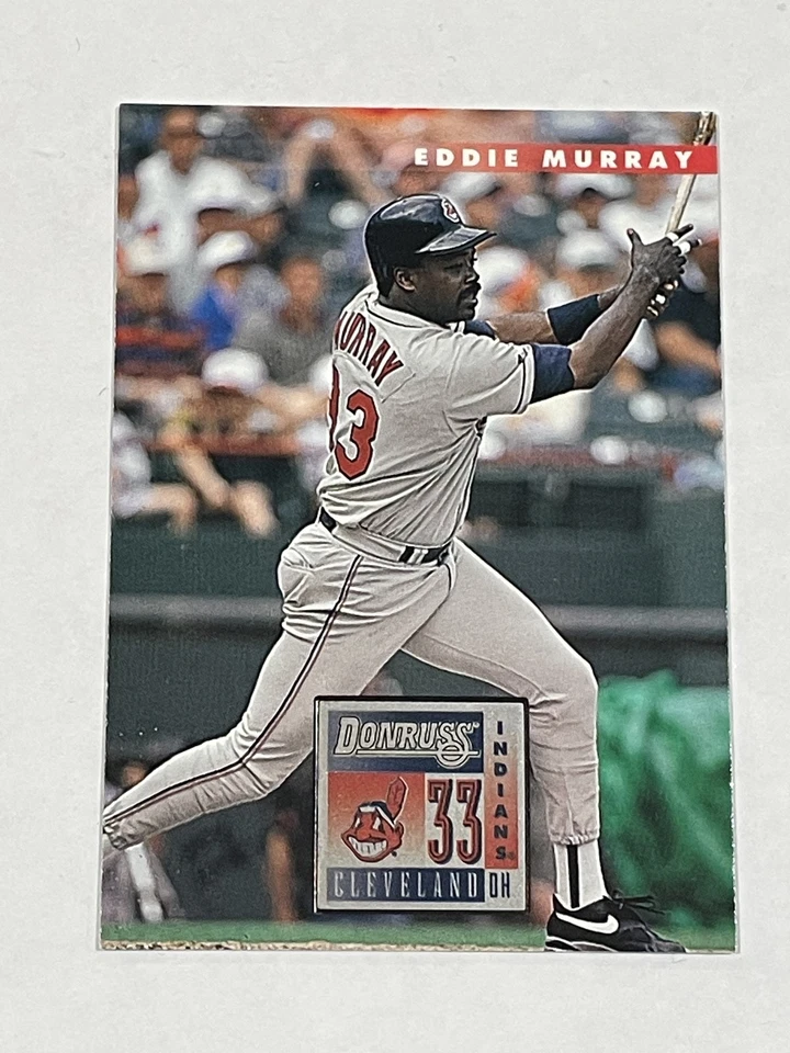 1996 Donruss Baseball #105 - Eddie Murray - Cleveland Indians - Image 1 of 2