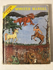 Advanced Dungeons & Dragons Monster Manual TSR AD&D Fourth Edition Hardcover - Picture 1 of 10