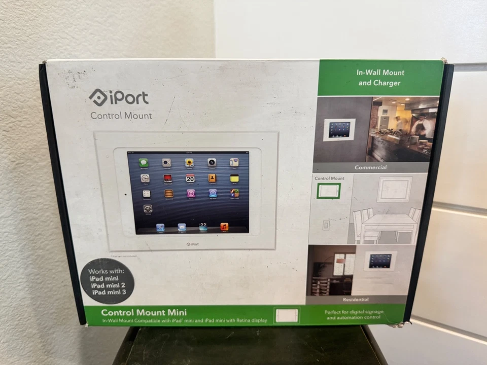 NOB iPort Control Mount Mini for iPad Mini 123 - Wall Mount with Charger 70094 - Image 1 of 2