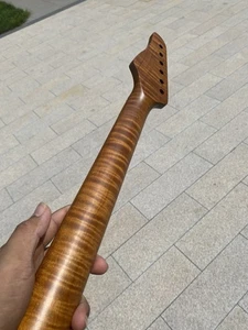 12in radius 22frets Roasted Flame Maple electric guitar neck Suitable for Suhr - Picture 1 of 8
