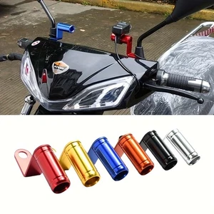 High - Grade,All - Fit Aluminum Alloy Bracket fits Universal Motorcycle Mirrors - Picture 1 of 10