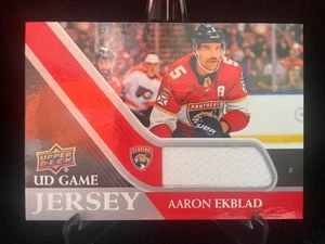20-21 UPPER DECK UD GAME JERSEY - AARON EKBLAD #GJ-AE FLORIDA PANTHERS - Picture 1 of 1