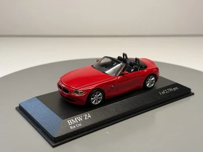 MINICHAMPS 1/43 BMW Z4 2002 Red (AUTOART SOLIDO LOOSMART IXO EDICOLA) - Immagine 1 di 4
