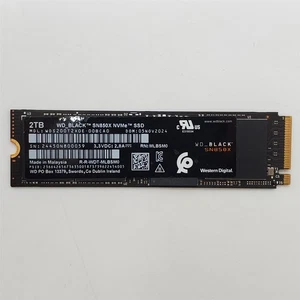 Disque SSD interne gaming WD_BLACK 2 To SN850X NVMe - Gen4 PCIe, M.2 2280 - Photo 1/2