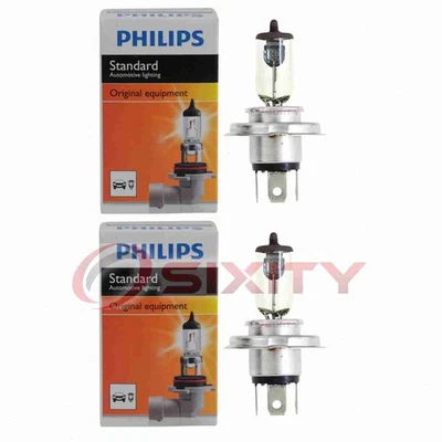 2 pc Philips High Beam Headlight Bulbs for Renault Kangoo Kangoo Express fs - Image 1 of 4