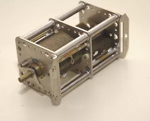 Variable Capacitor -1000pF-2X500pF -1000V/1KV- HI-Q-BRASS-Linear Ampl. - Picture 1 of 6