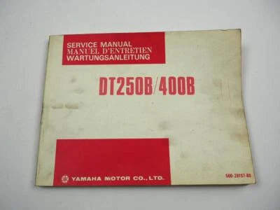 Yamaha DT250B DT400B Werkstatthandbuch 1974 Reparaturanleitung Service Manual - Bild 1 von 3