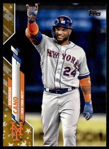 2020 Topps Gold Stars #4 Robinson Cano Mets