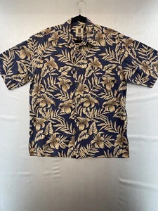 Herren Tori Richards Honolulu Hemd mittelblau mit Hawaii Print - Bild 1 von 17