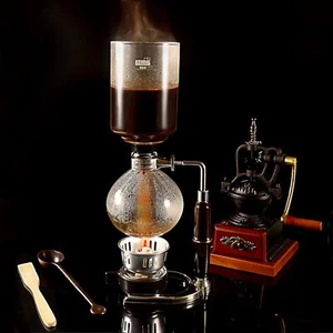 Kendal 5 Cups Glass Tabletop Siphon Coffee Maker Syphon Coffee Brewer Machine - Picture 1 of 9