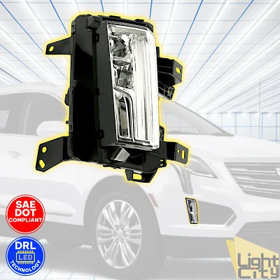 For 2017-2020 Cadillac XT5 Passenger Side [LED DRL] Parking Signal Fog Light RH - Image 1 of 4