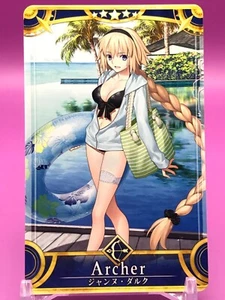 Jeanne d'Arc FGO ARCADE GAME Card TCG Fate/Grand Order TYPE-MOON JAPAN Rare F/S - Picture 1 of 12