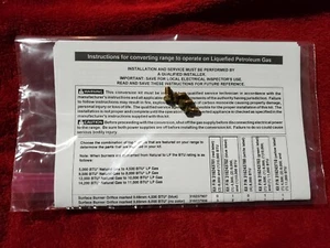 Kenmore Gasherd Backofen LP Blende Umbausatz 316243710 Yellow Label 937825 - Bild 1 von 1