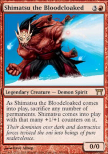 Shimatsu the Bloodcloaked ~ Lightly Played Champions of Kamigawa MTG Magic Ultim - Image 1 of 1