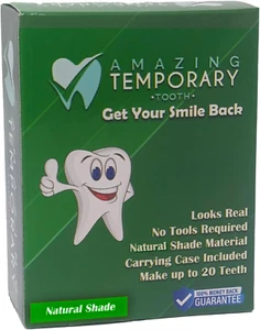 (Natural Shade) Replacement Kit, Temp Missing Teeth Repair, Available in Natura - Picture 1 of 7