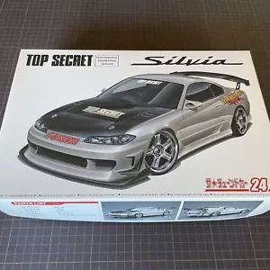 AOSHIMA 1/24 The Tuned Car n.24 NISSAN TOP SECRET S15 Silvia 1999 model kit - Foto 1 di 19