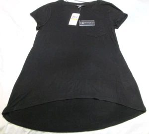 Cable & Guage Damen T-Shirt-Gr. S-Hi Low Hem-Super Soft-Schwarz-Neu mit Etikett-Ret 40. - Bild 1 von 8