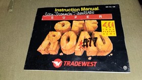 Super Off Road Nintendo NES Manual Only ~ Instruction Booklet 