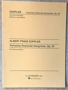 DOPPLER " FANTAISIE PASTORALE HONGROISE FOR FLUTE AND PIANO ' SCHIRMER PB VG+ - Foto 1 di 1