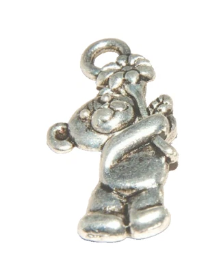 Bear Teddy Bear #2 Charm Tibetan Silver J1195 - Image 1 of 4