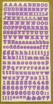 Pegatinas Creative Memories ABC/123 estilo audaz acabado brillante - tú eliges Foto 1 de 2