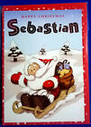Christmas Card (with name) - Sebastian