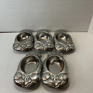 Lobster Stainless Butter Tray Condiment Set of 5 Metal Side Dish Replacements - Picture 1 of 5