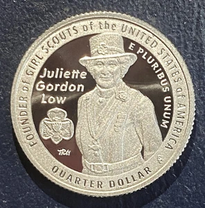 2025 S Proof Revestido Juliette Gordon Bajo American Mujeres Cuarto de Juego de Prueba Como Nuevo - Imagen 1 de 2