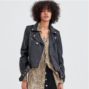 zara sheep leather jacket