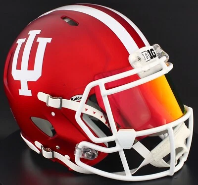 INDIANA HOOSIERS NCAA Riddell Speed Full Size AUTHENTIC Football Helmet - Image 1 of 4